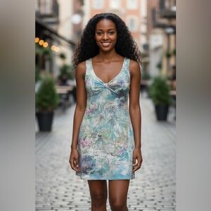 Rock Candy Abstract Print Dress